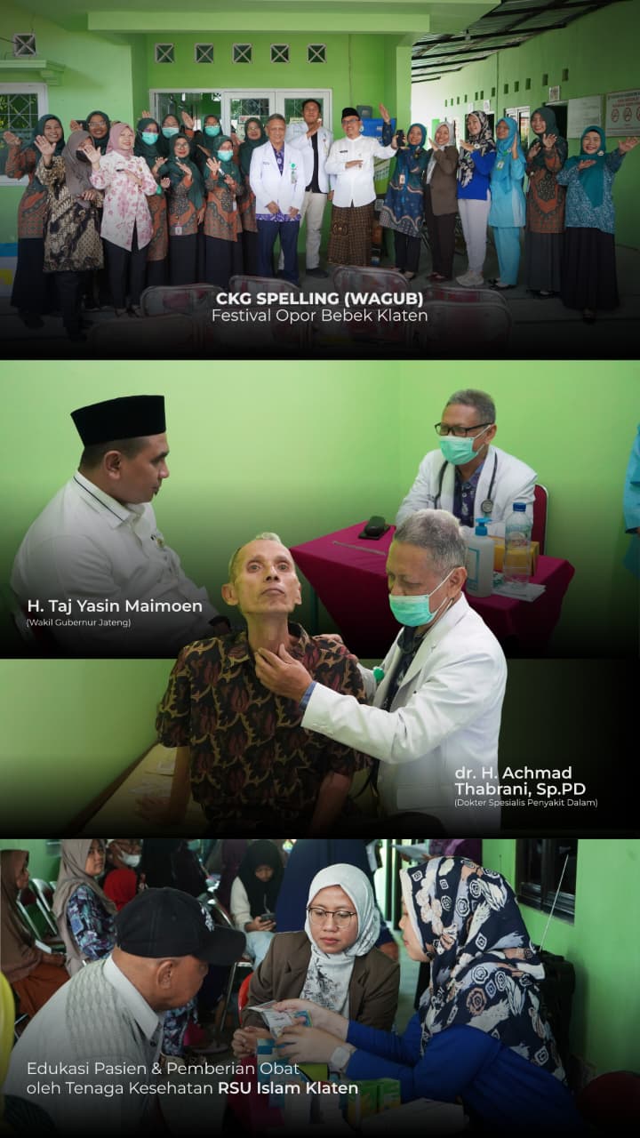 CKG Spelling Wakil Gubernur dalam festival opor bebek klaten oleh Dinkes Prov. Jawa Tengah
