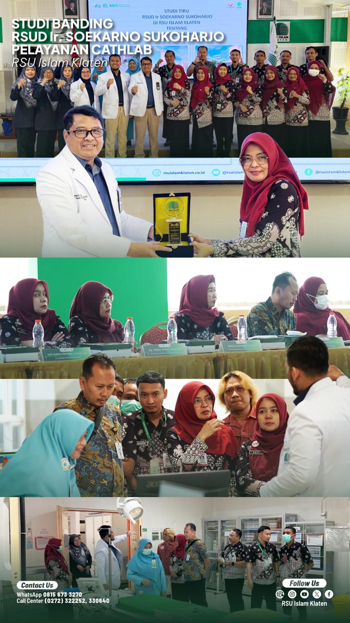 Studi banding Pelayanan Cathlab RSUD Ir Soekarno di RSU Islam Klaten